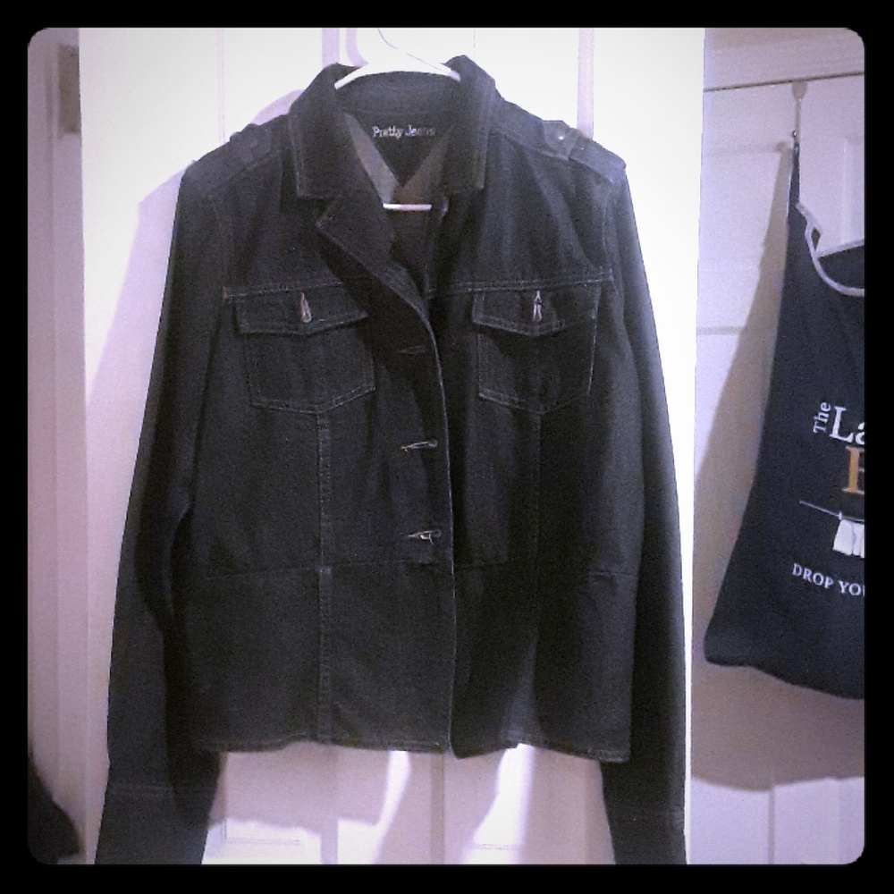 Black jeans jacket